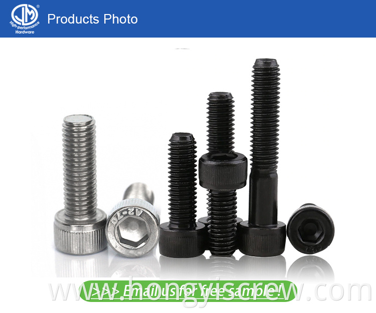 DIN912 M8 Hex Socket Button Head Allen Cap bolt and screw